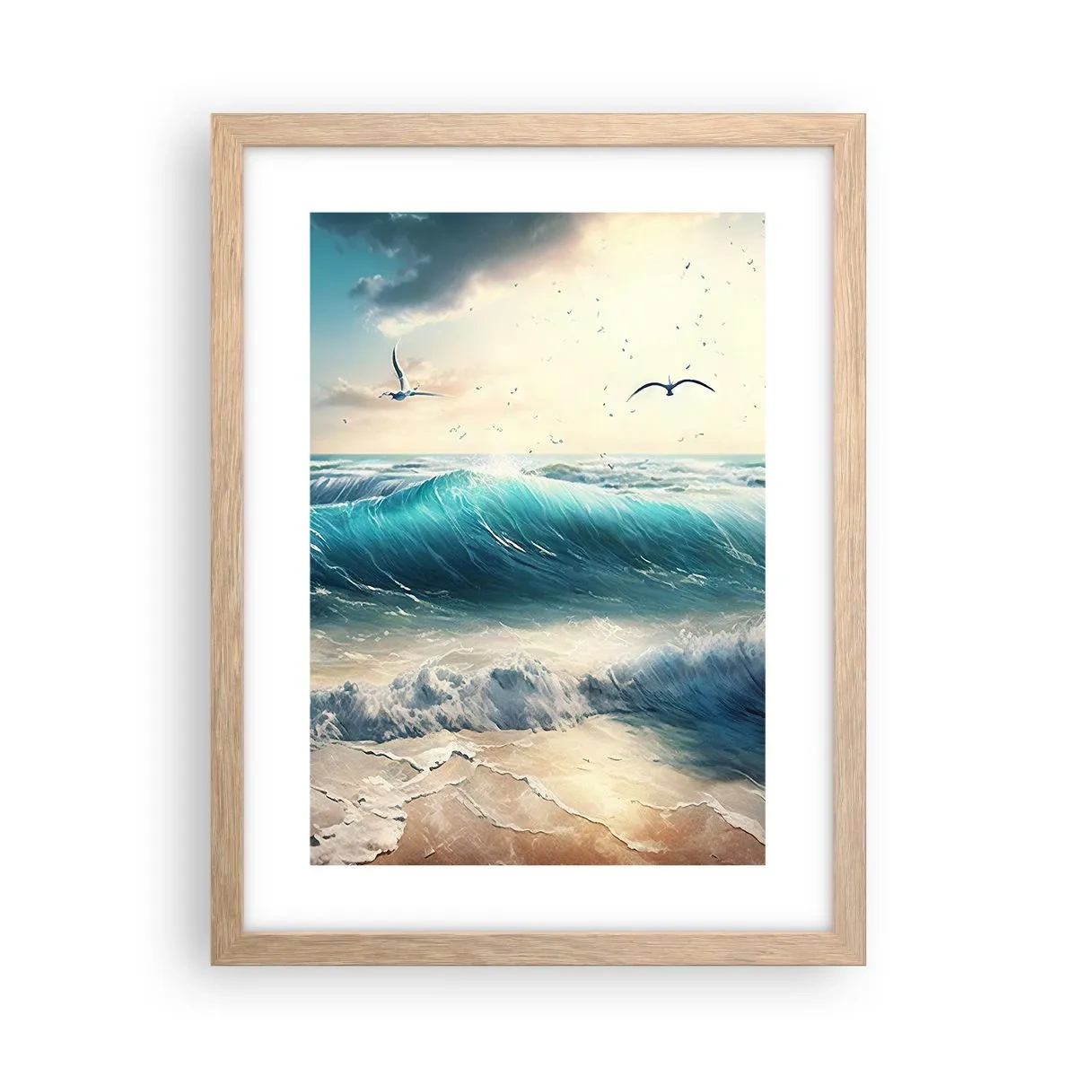 Affisch i ram av ljusek - Ljuder endast för dig - 30x40 cm