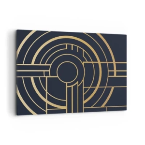 Canvastavla - Bild på duk - Sakernas gång - 100x70 cm