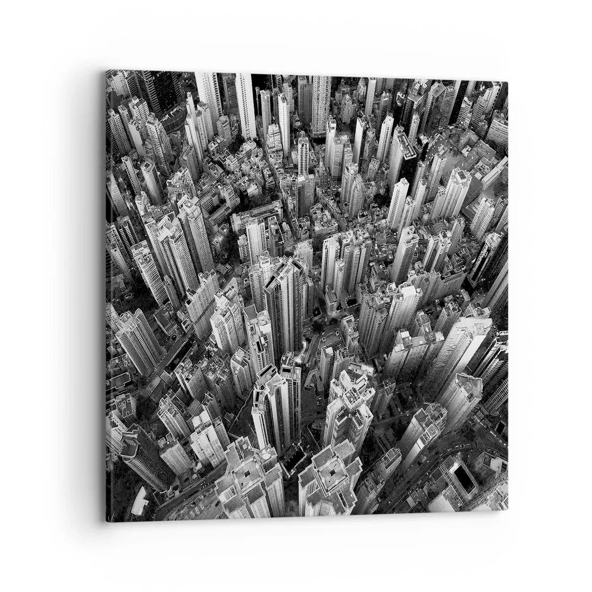 Canvastavla - Bild på duk - Hela tiden högre och högre - 70x70 cm