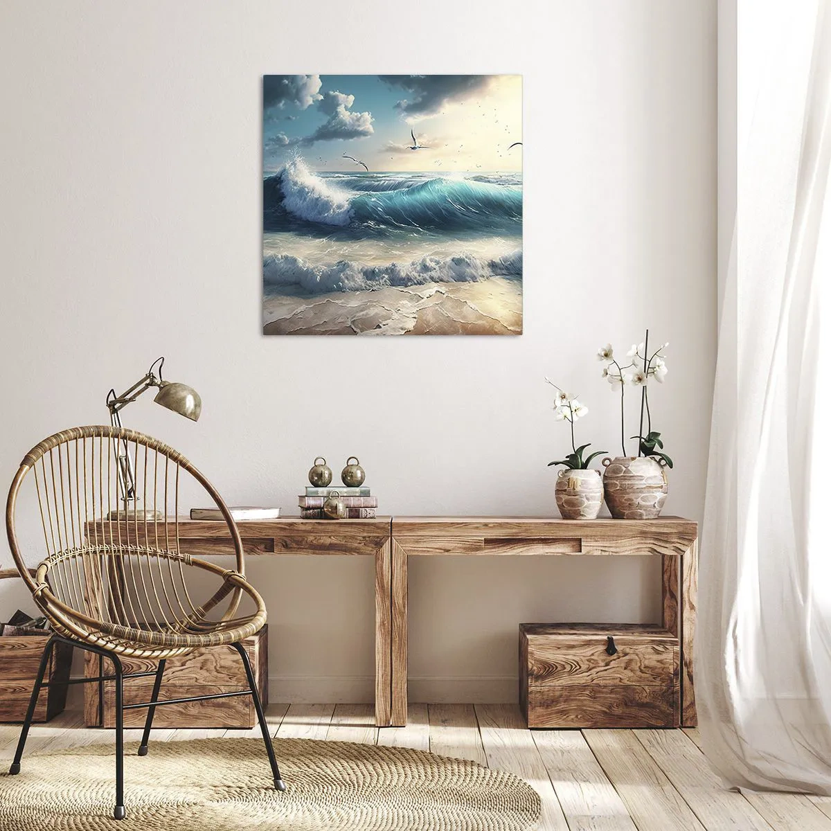 Canvastavla - Bild på duk - Ljuder endast för dig - 50x50 cm