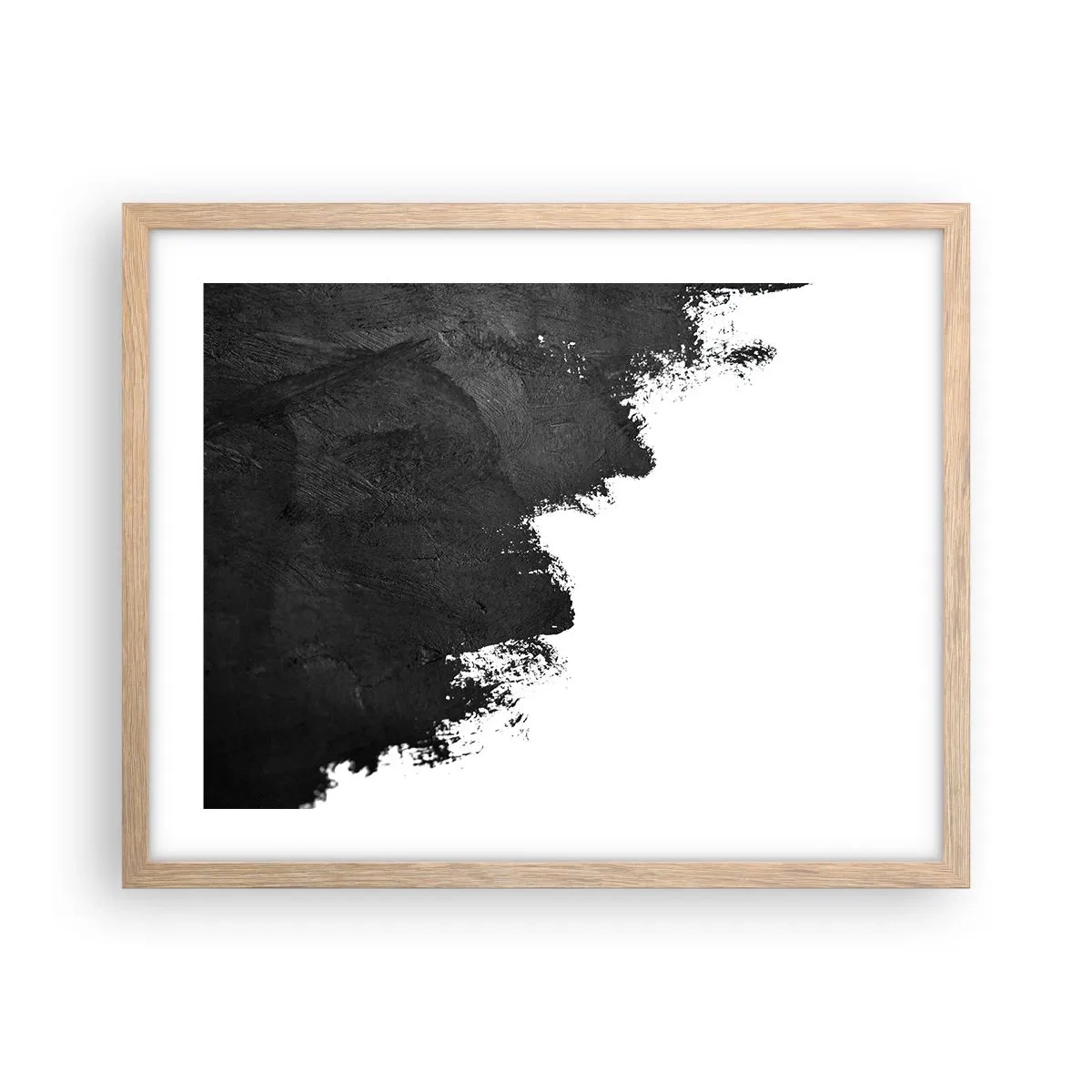 Affisch i ram av ljusek - Element: jord - 50x40 cm