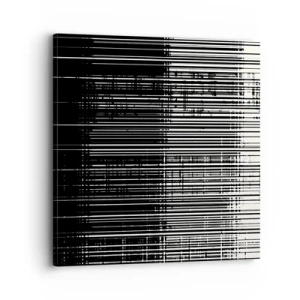 Canvastavla - Bild på duk - Vågor och vibrationer - 30x30 cm