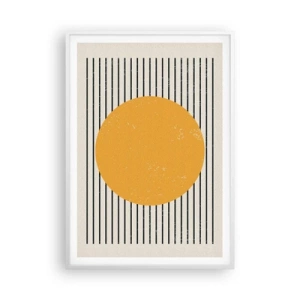Affisch i vit ram - Enkelhetens kraft - 70x100 cm