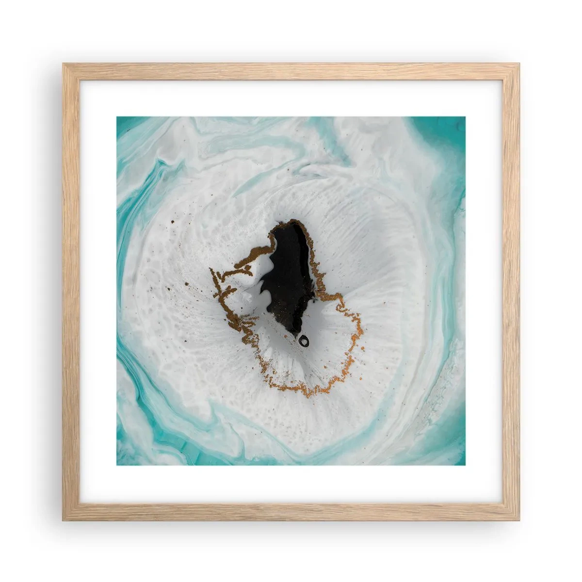 Affisch i ram av ljusek - Att tränga in - 40x40 cm