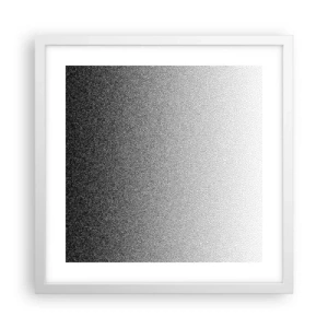 Affisch i vit ram - Mot ljuset - 40x40 cm