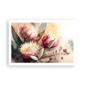 Affisch - Från profil och en face - 91x61 cm