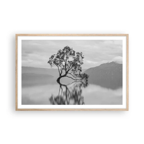 Affisch i ram av ljusek - Det finns ett land - 91x61 cm