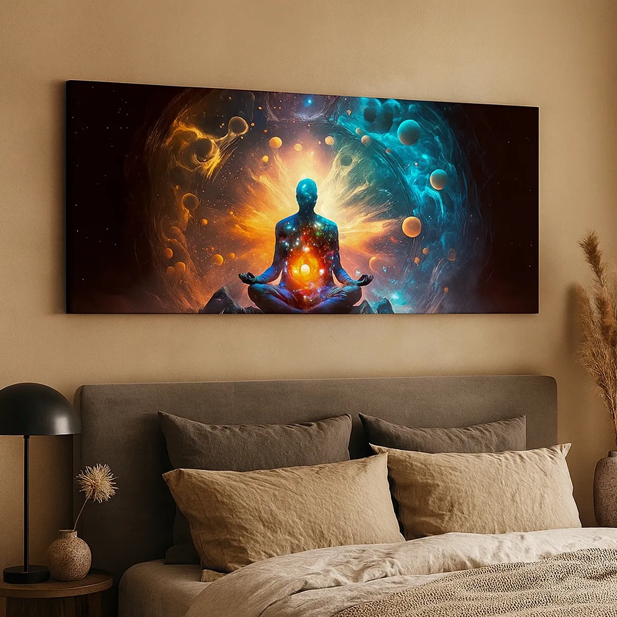 Canvastavla - Bild på duk - Kosmisk stillhet - 30x30 cm