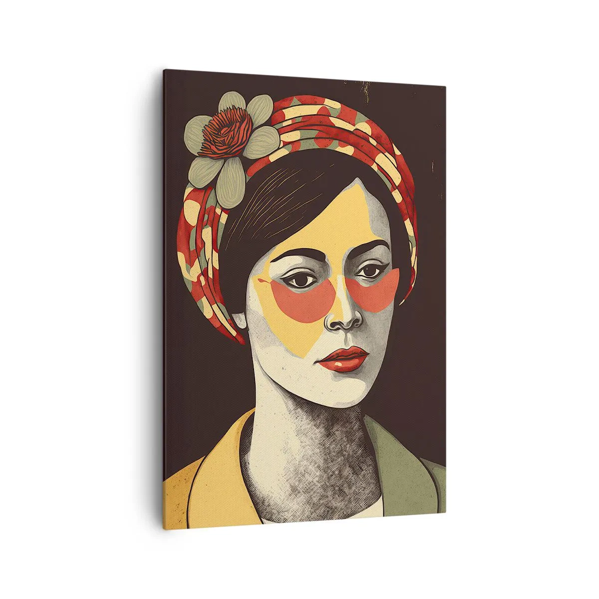 Canvastavla - Bild på duk - Koralldam - 70x100 cm