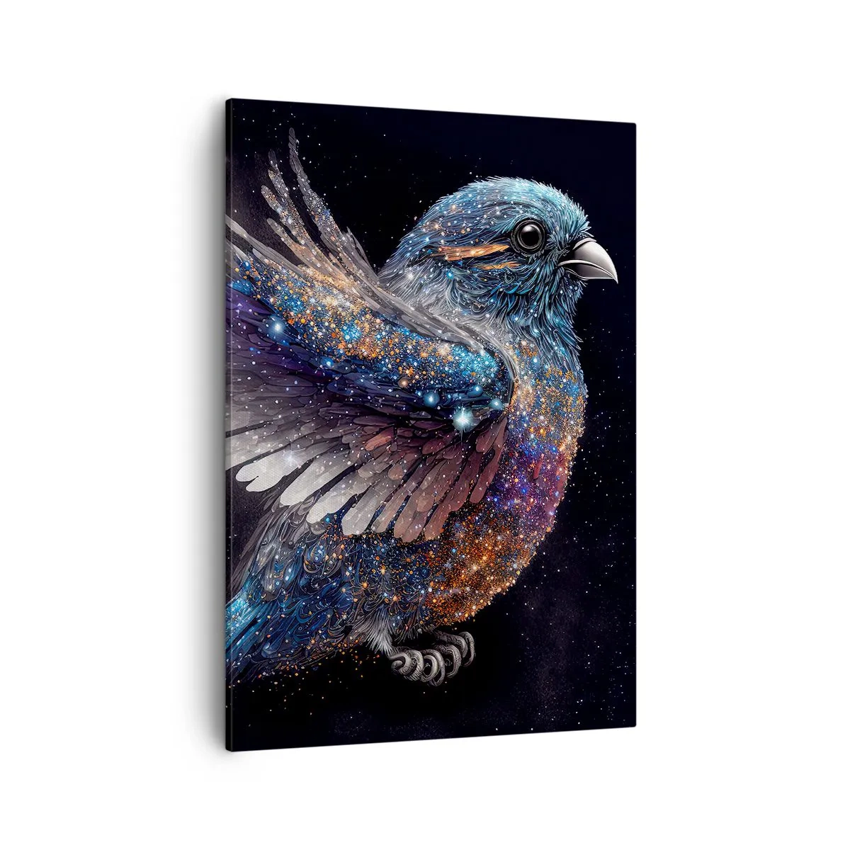 Canvastavla - Bild på duk - Diamant sparv - 50x70 cm