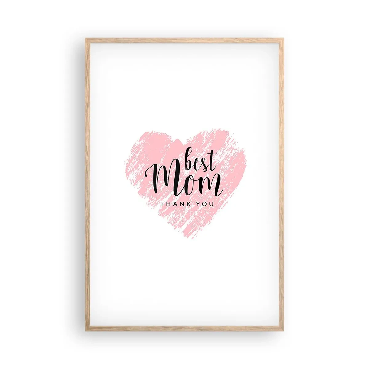 Affisch i ram av ljusek - Alltid rätt ögonblick - 61x91 cm