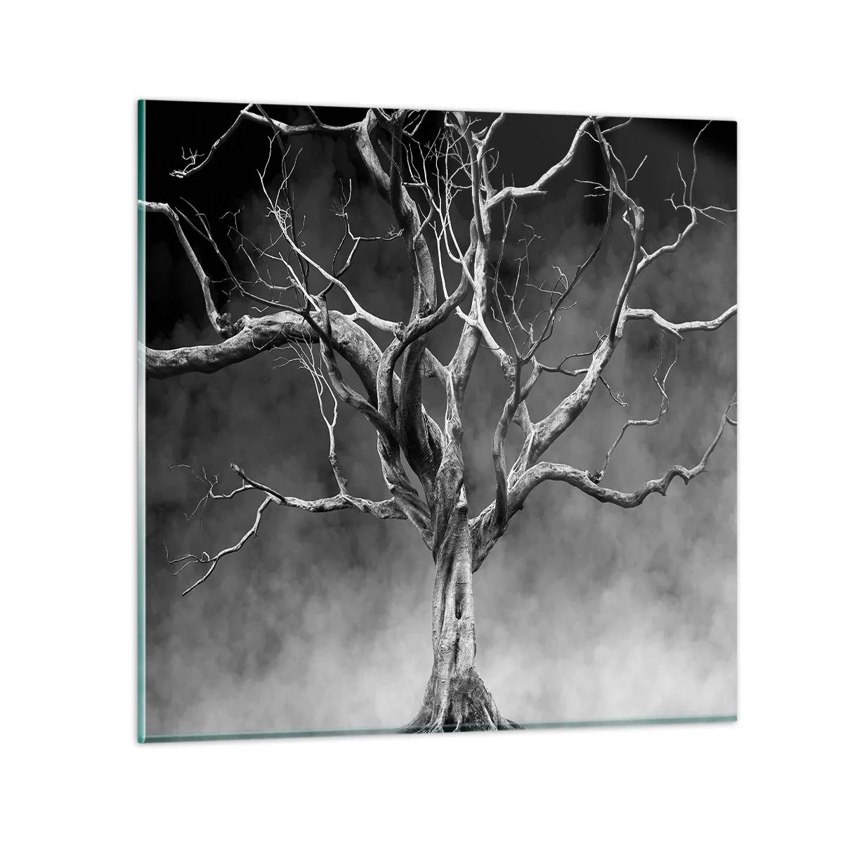 Glastavla - Bild på glas - Ursprungligt och heligt - 50x50 cm