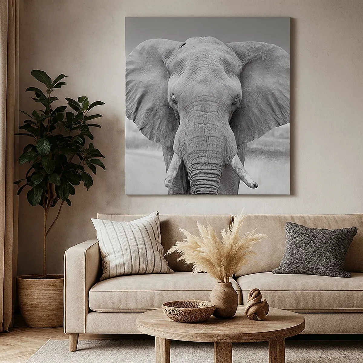 Canvastavla - Bild på duk - Välkommen till min värld - 30x30 cm