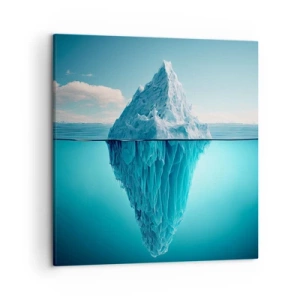 Canvastavla - Bild på duk - Isdrottning - 50x50 cm