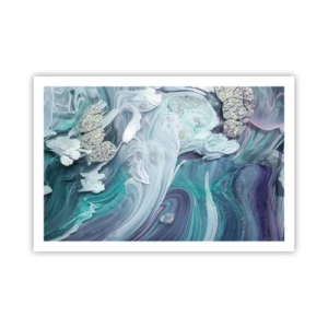 Affisch - Blåhetens strömmar - 91x61 cm
