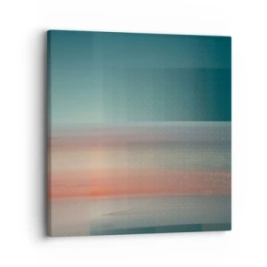 Canvastavla - Bild på duk - Abstraktion: ljusvågor - 30x30 cm