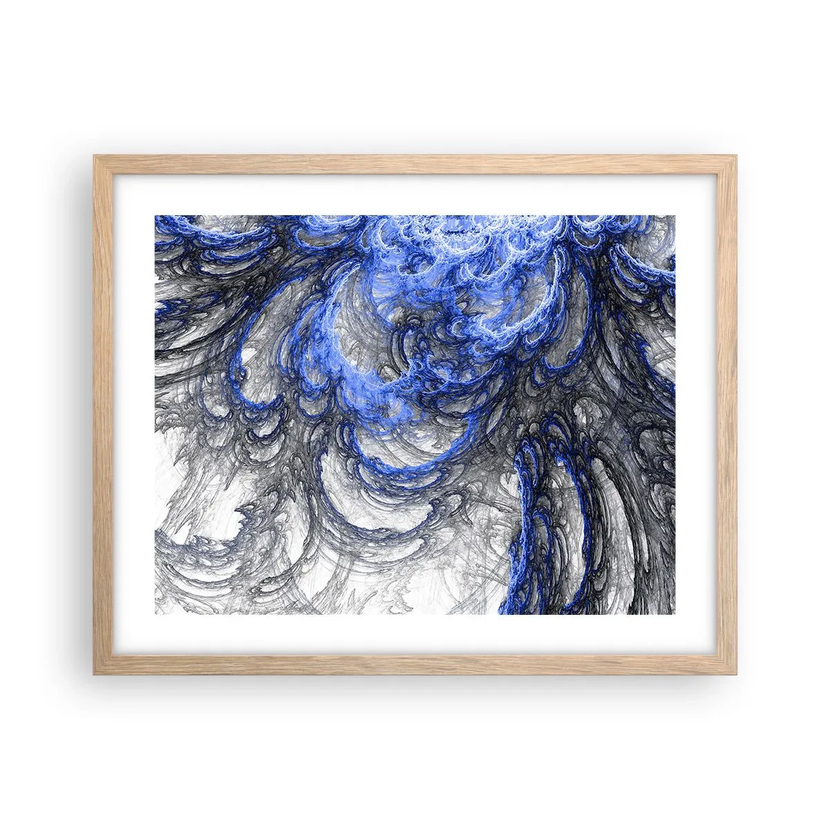 Affisch i ram av ljusek - Vågens födsel - 50x40 cm