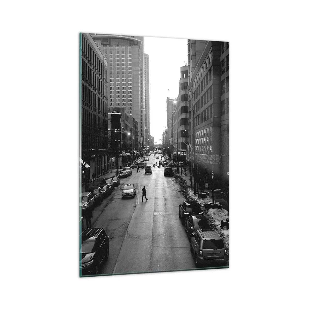 Glastavla - Bild på glas - Nästa dag som varje dag - 80x120 cm