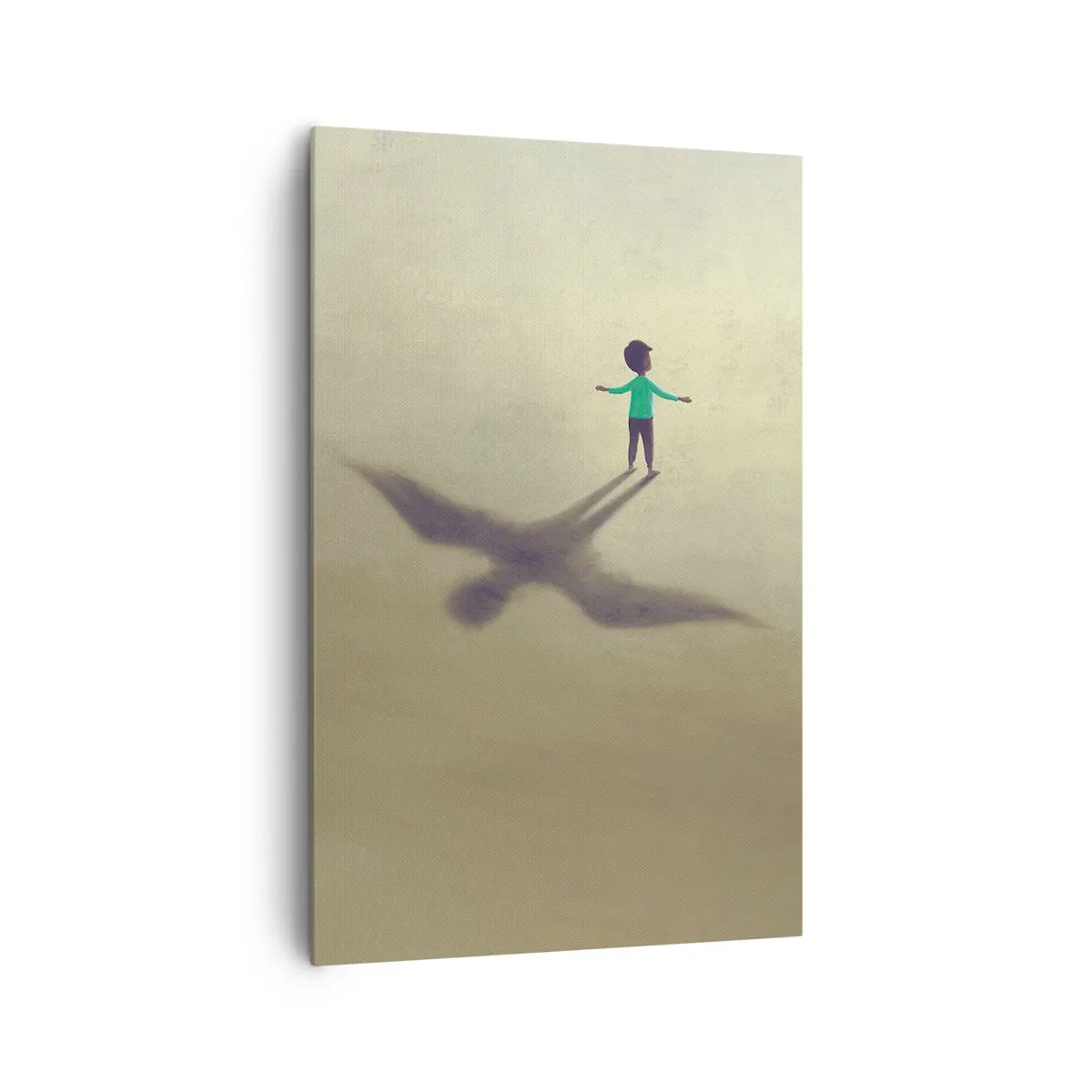 Canvastavla - Bild på duk - Framtidens hjälte - 80x120 cm