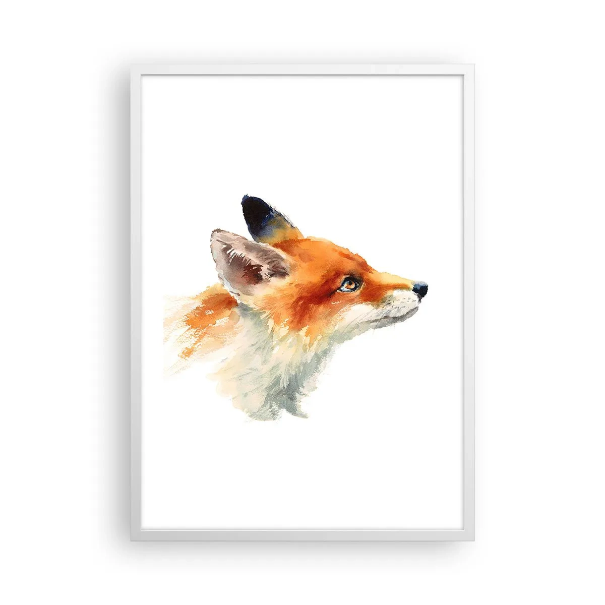 Affisch i vit ram - Försiktighet skadar aldrig - 50x70 cm