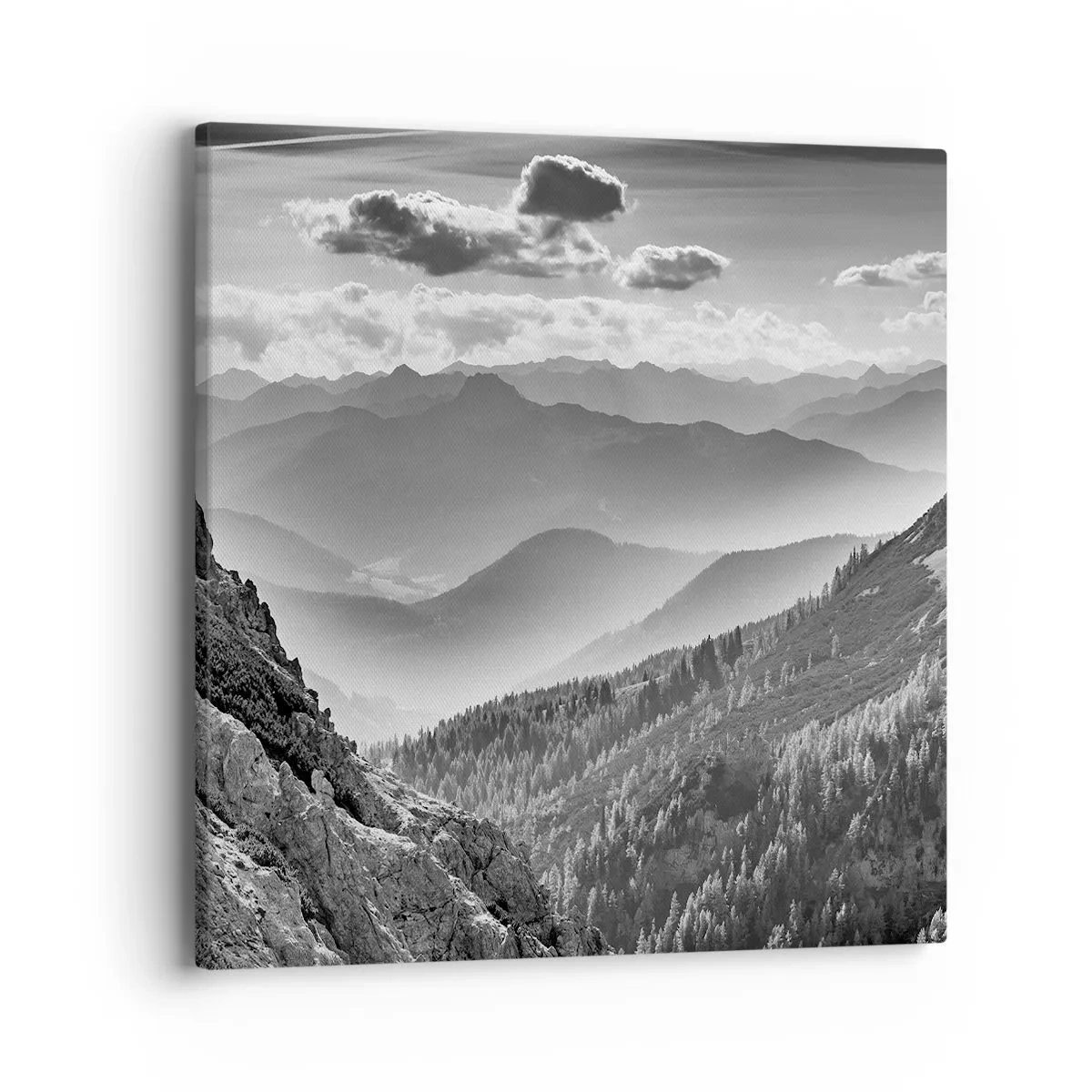 Canvastavla - Bild på duk - Ända fram till horisonten - 40x40 cm