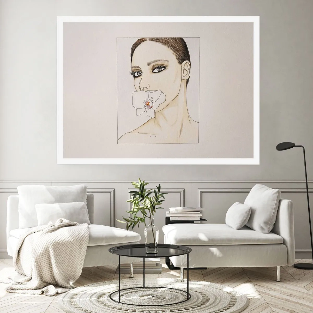 Affisch - Elegansens och skönhetens symbol - 50x40 cm