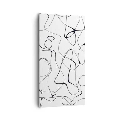 Canvastavla - Bild på duk - Livets stigar, ödets tur - 55x100 cm