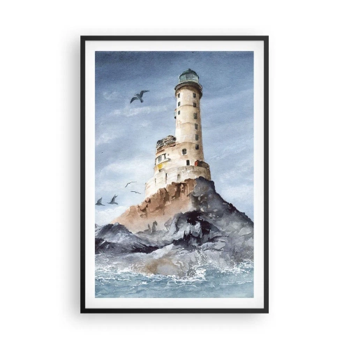 Affisch i svart ram - Oövervinnelig - 61x91 cm