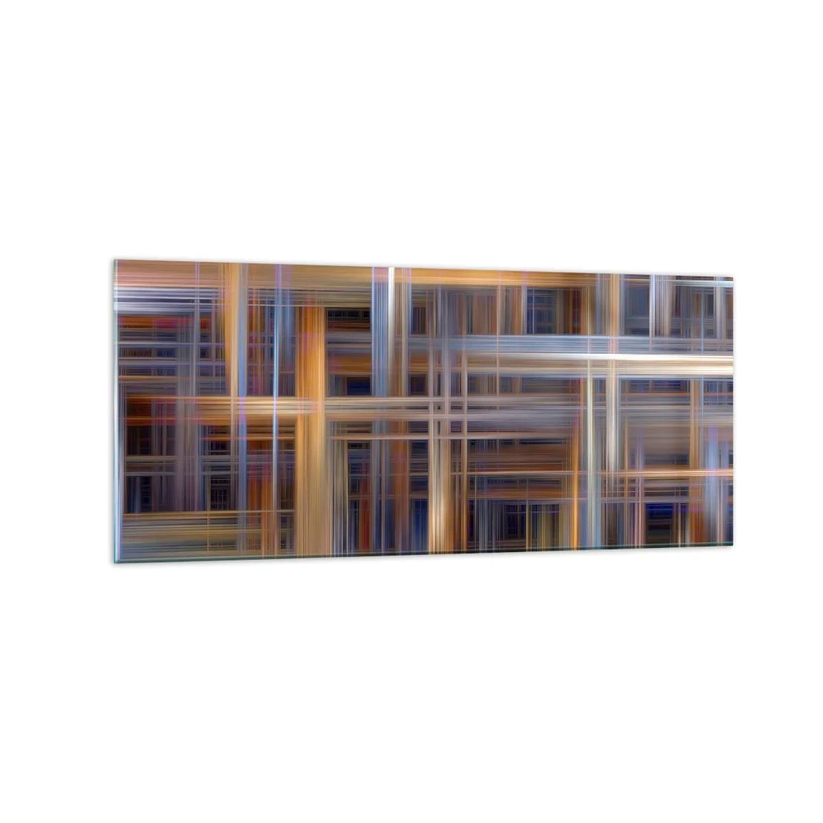 Glastavla - Bild på glas - Vävd av ljus - 120x50 cm