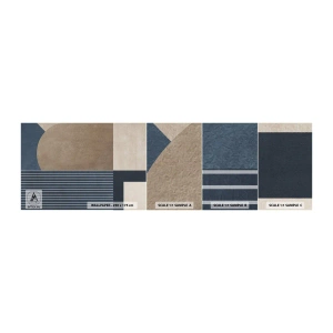 Fototapet Prov Standard Eco - Komposition av enkelhet och rundhet - Minimalism, Abstraktion, Bit - 100x30 cm