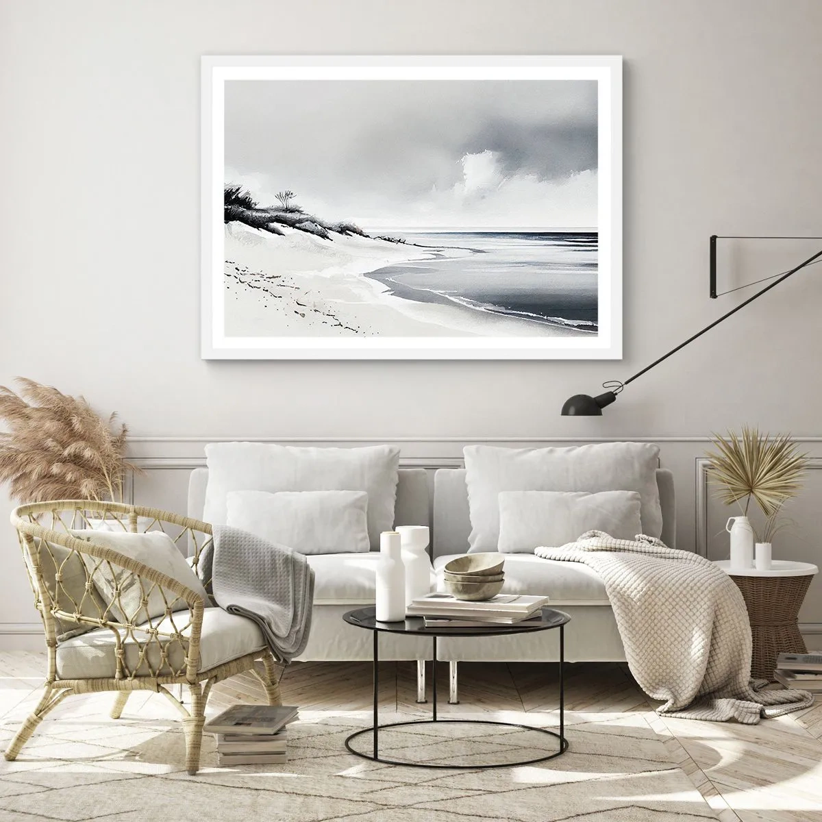Affisch i vit ram - Alltid tillsammans - 100x70 cm