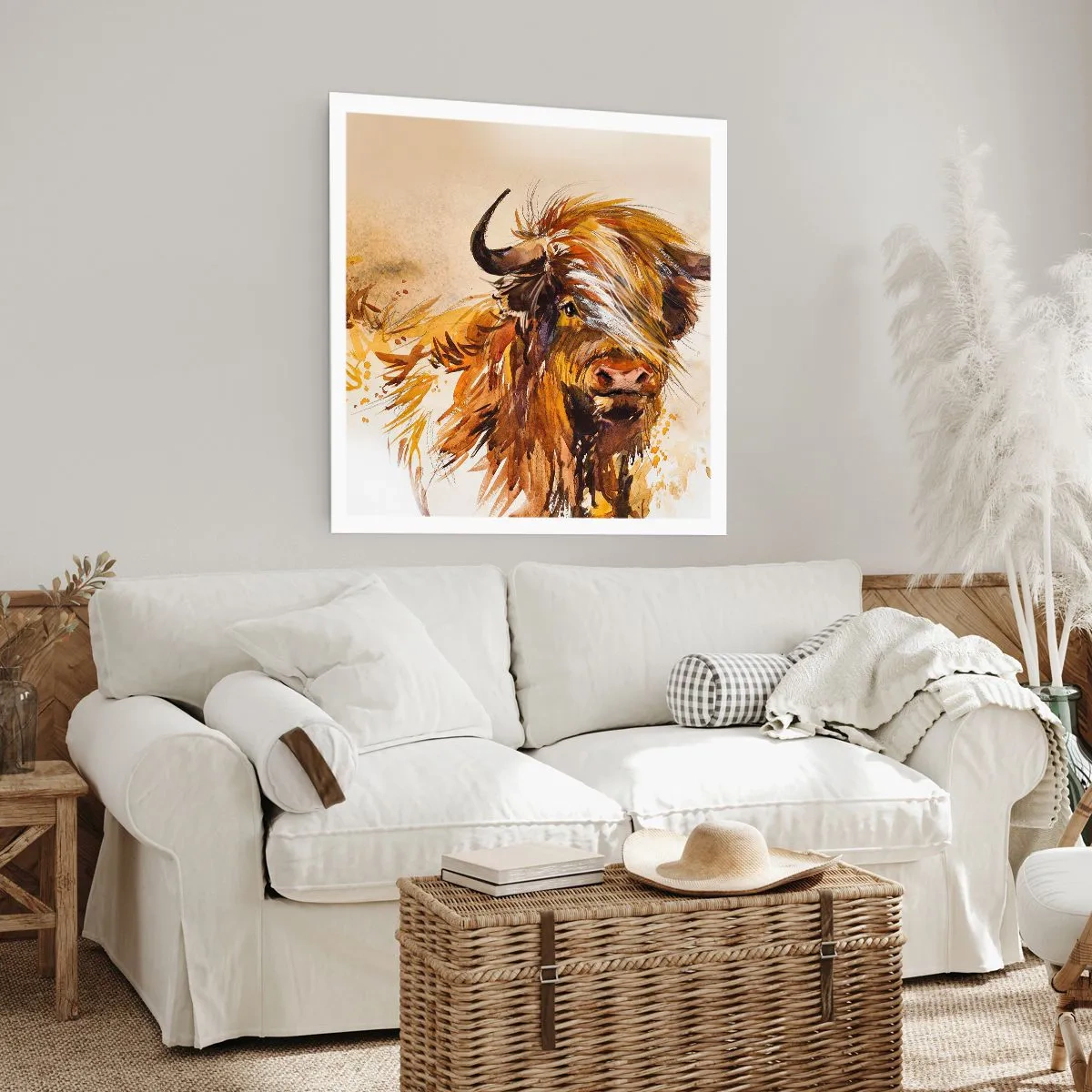 Affisch - Jägarens dröm - 60x60 cm