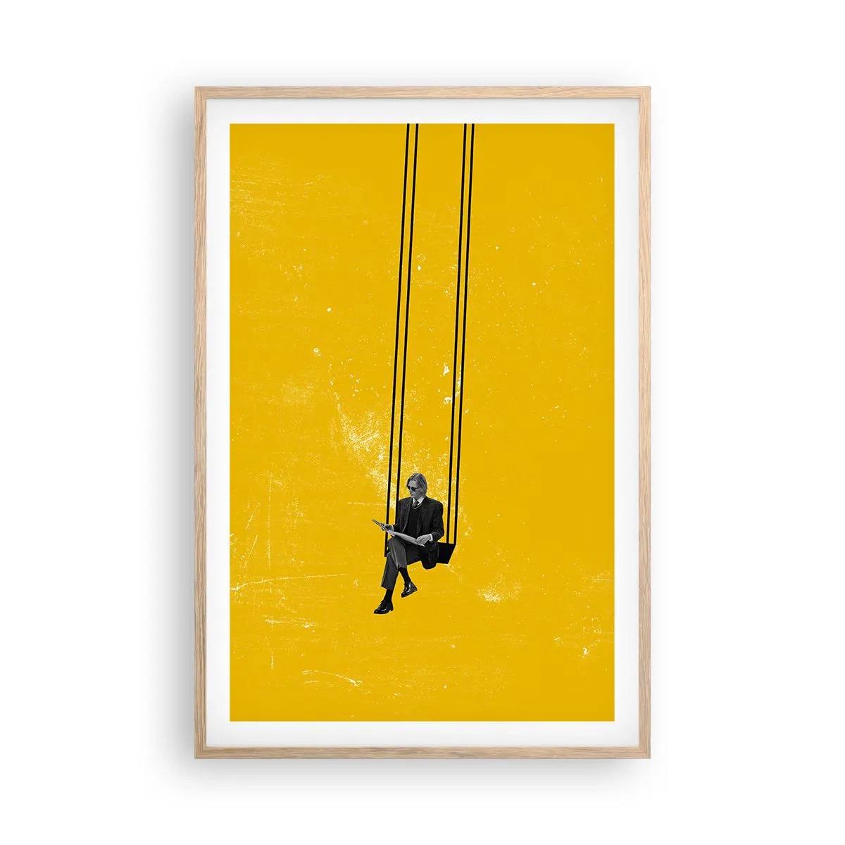 Affisch i ram av ljusek - En dag som alla andra - 61x91 cm