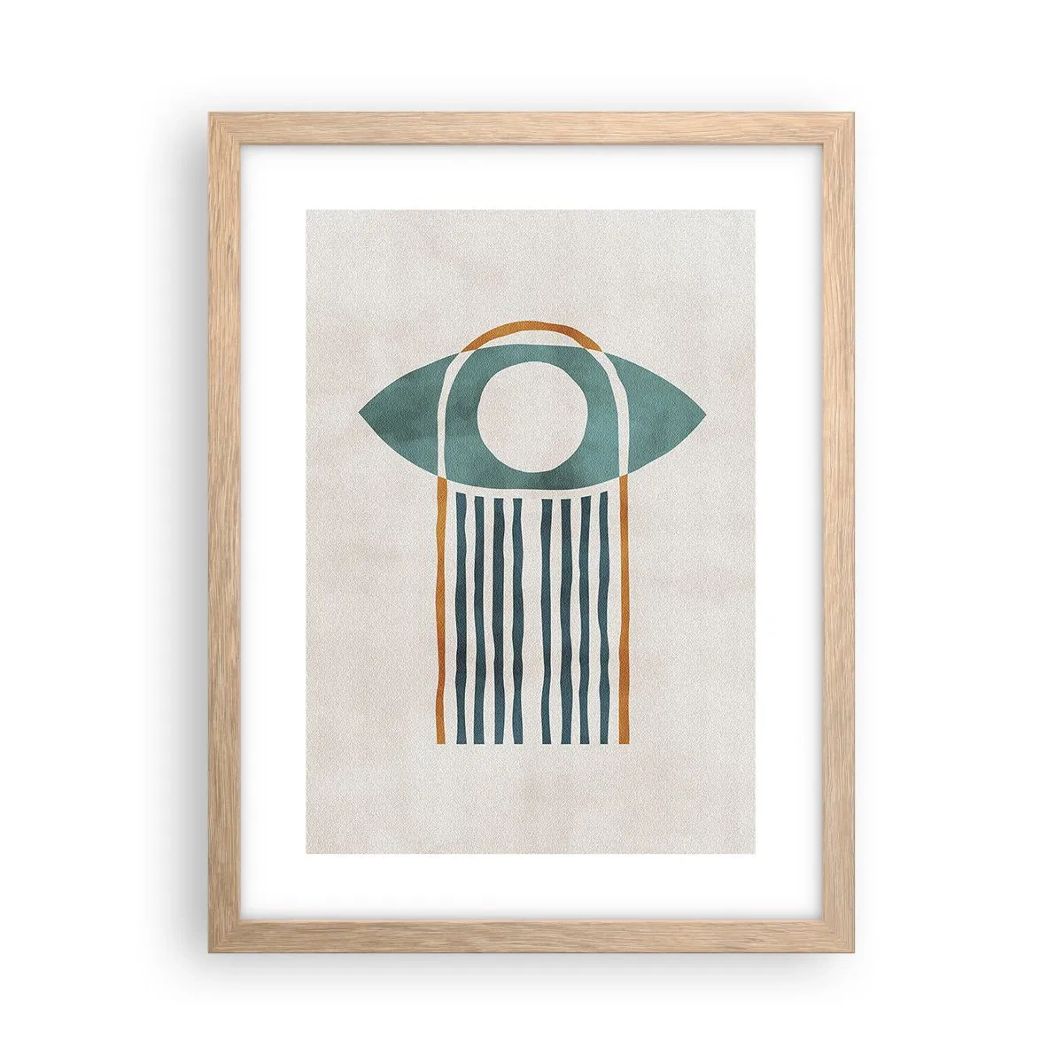 Affisch i ram av ljusek - Tecken och ritualer - 30x40 cm