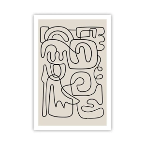 Affisch - Följ spåret - 61x91 cm