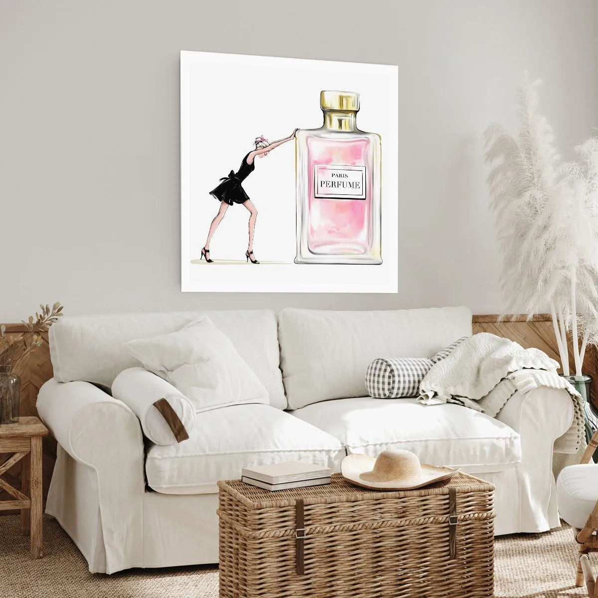 Affisch - Kvinnlighetens kärna - 60x60 cm