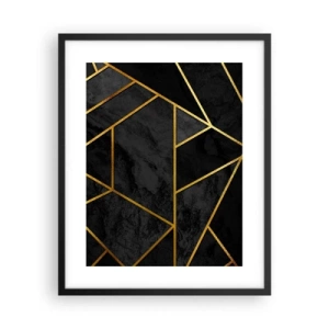 Affisch i svart ram - Mörker och sken - 40x50 cm