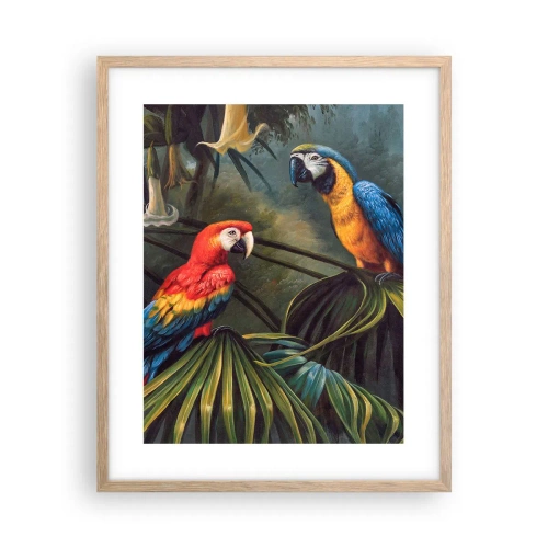 Affisch i ram av ljusek - Romantiken i tropikerna - 40x50 cm