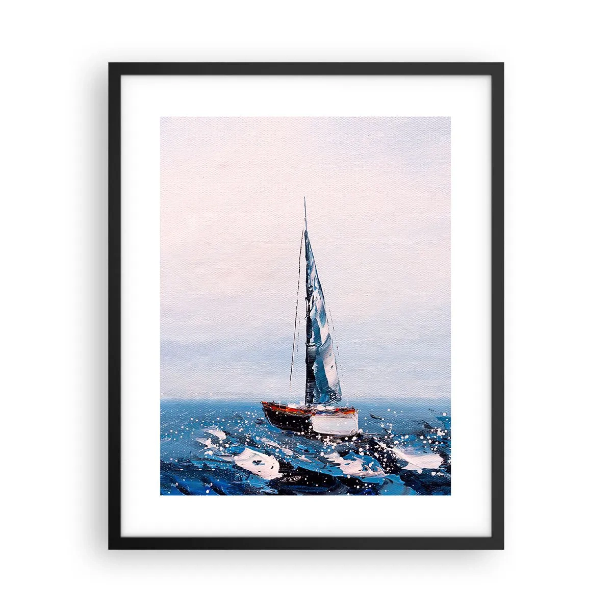 Affisch i svart ram - Vindens broderskap - 40x50 cm