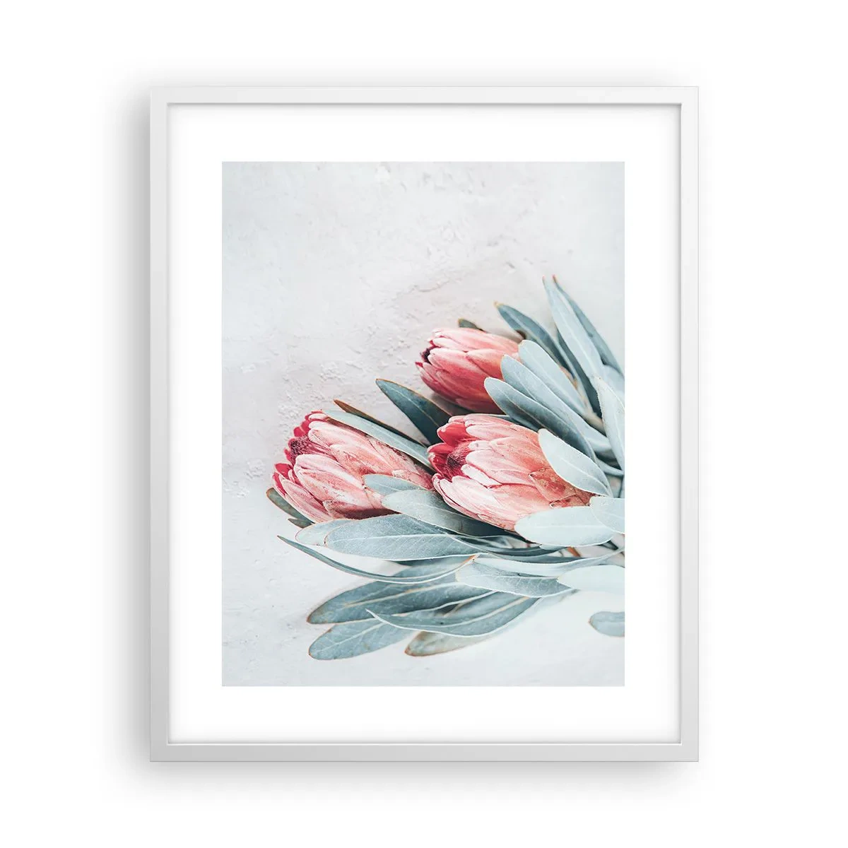 Affisch i vit ram - Generad av sin skönhet - 40x50 cm