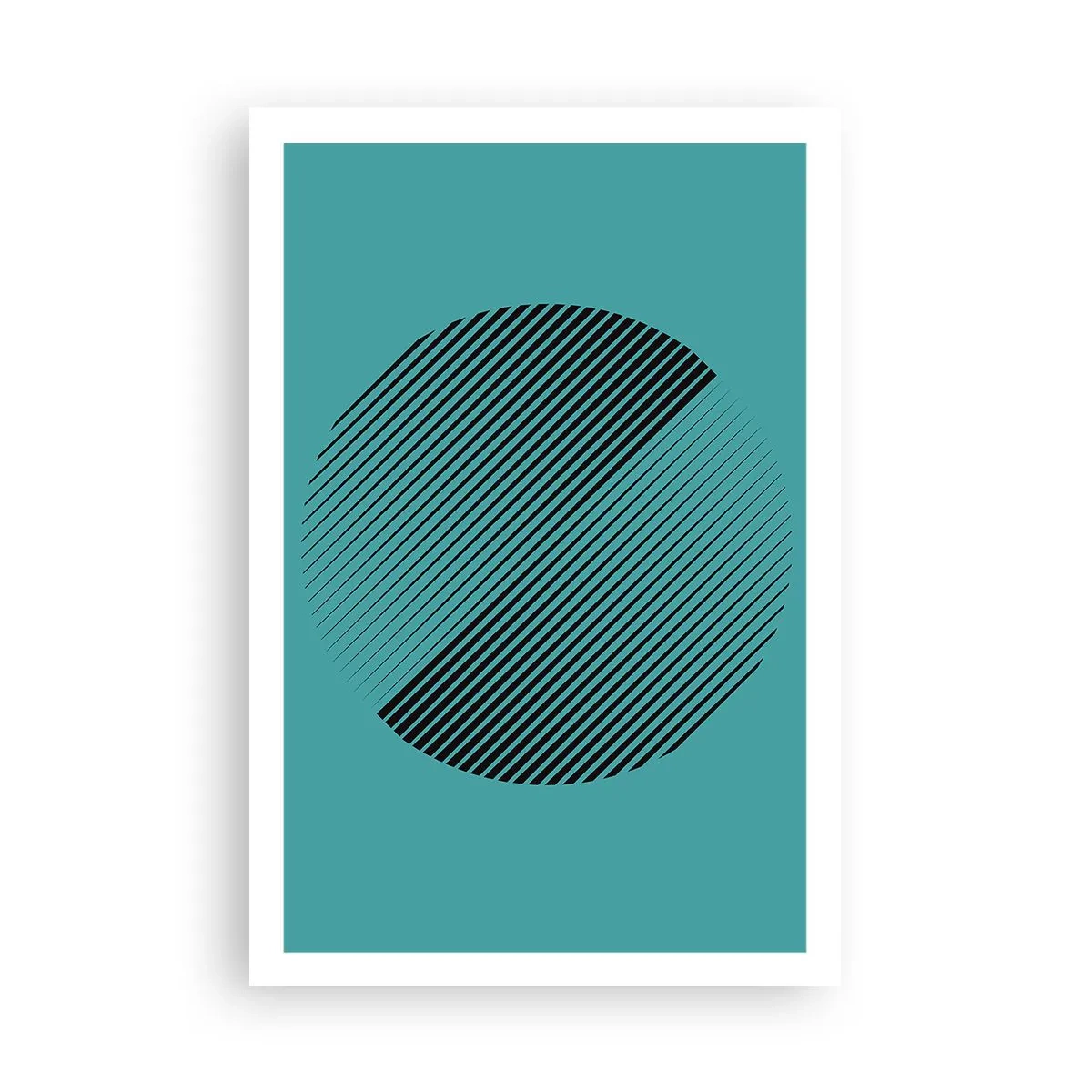 Affisch - Cirkeln - en geometrisk variation - 61x91 cm