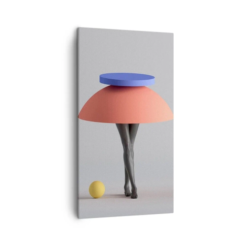 Canvastavla - Bild på duk - Surrealistisk komposition - 45x80 cm