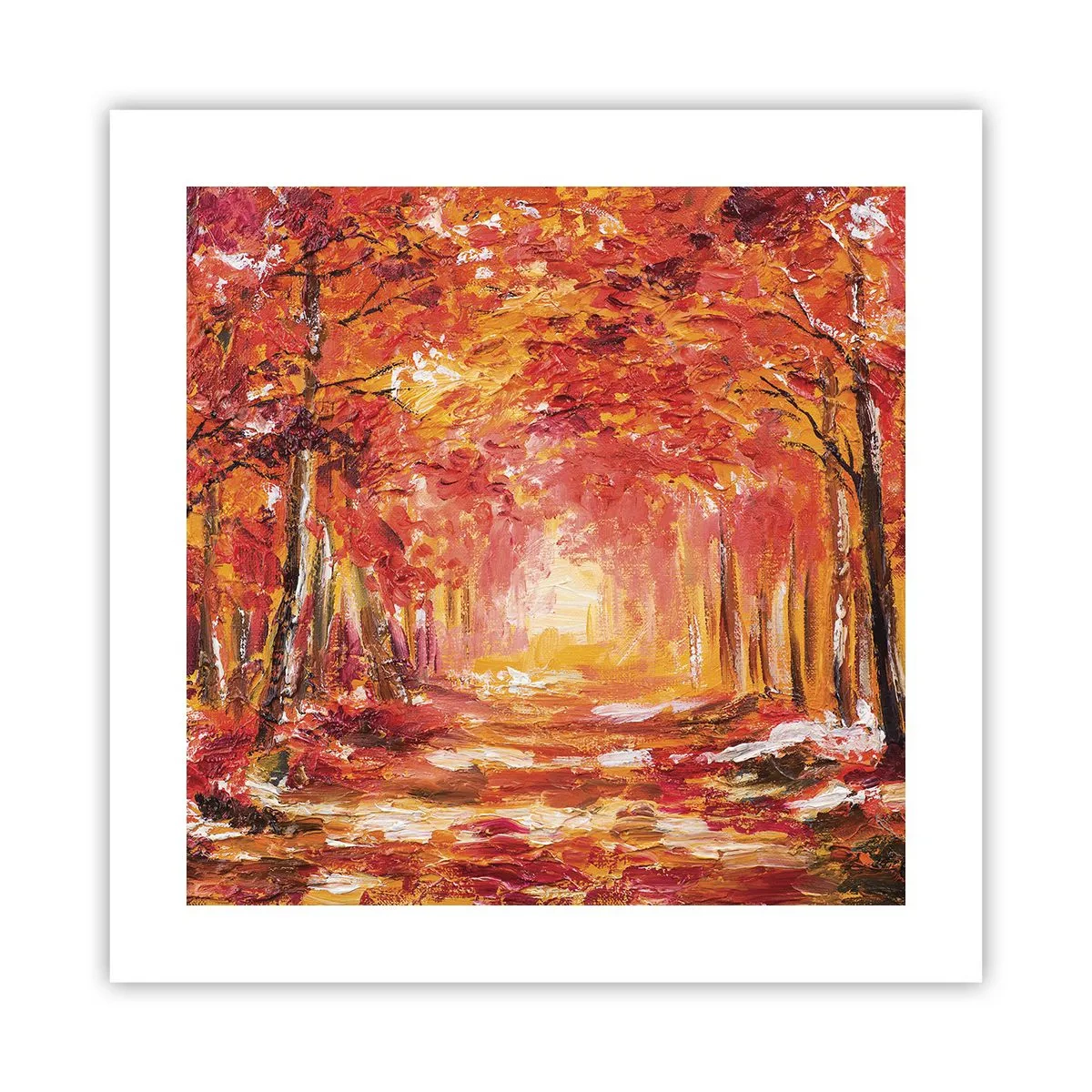 Affisch - Kopparskog - 40x40 cm