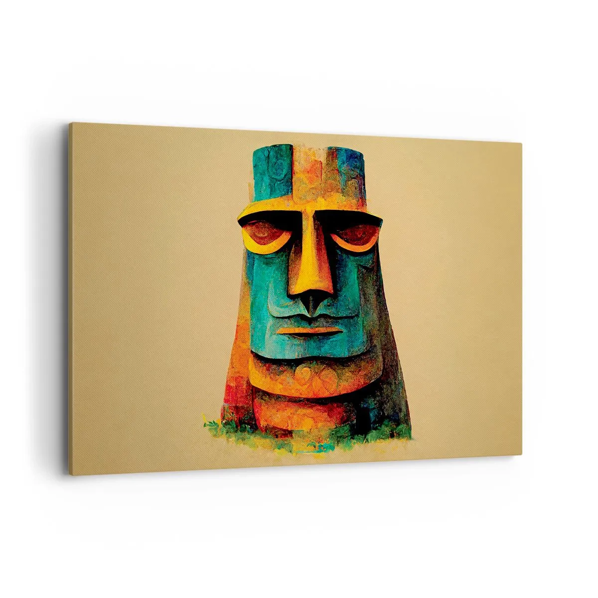 Canvastavla - Bild på duk - Statylik, men ändå sympatisk - 120x80 cm