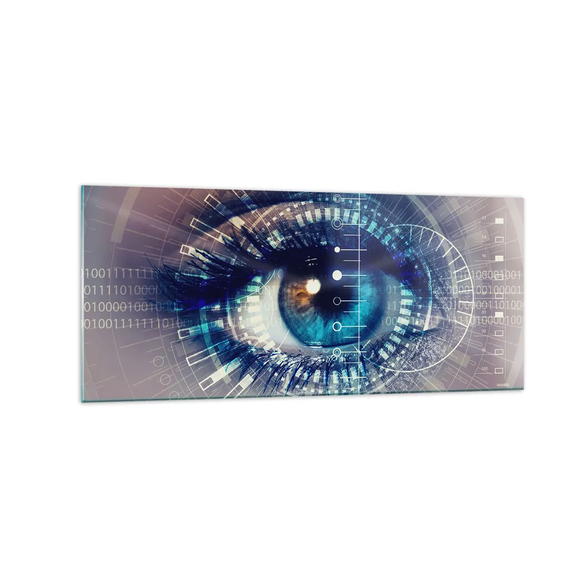 Glastavla - Bild på glas - Du tror att du känner mig - 120x50 cm