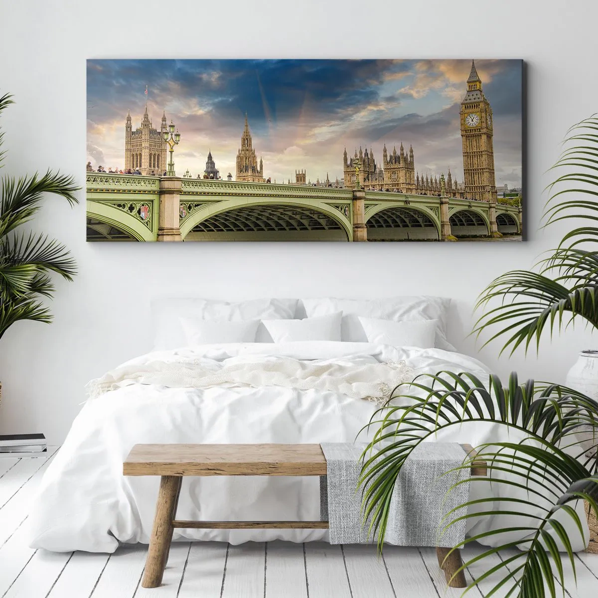 Canvastavla - Bild på duk - Tiden stannade i Imperiet - 100x40 cm