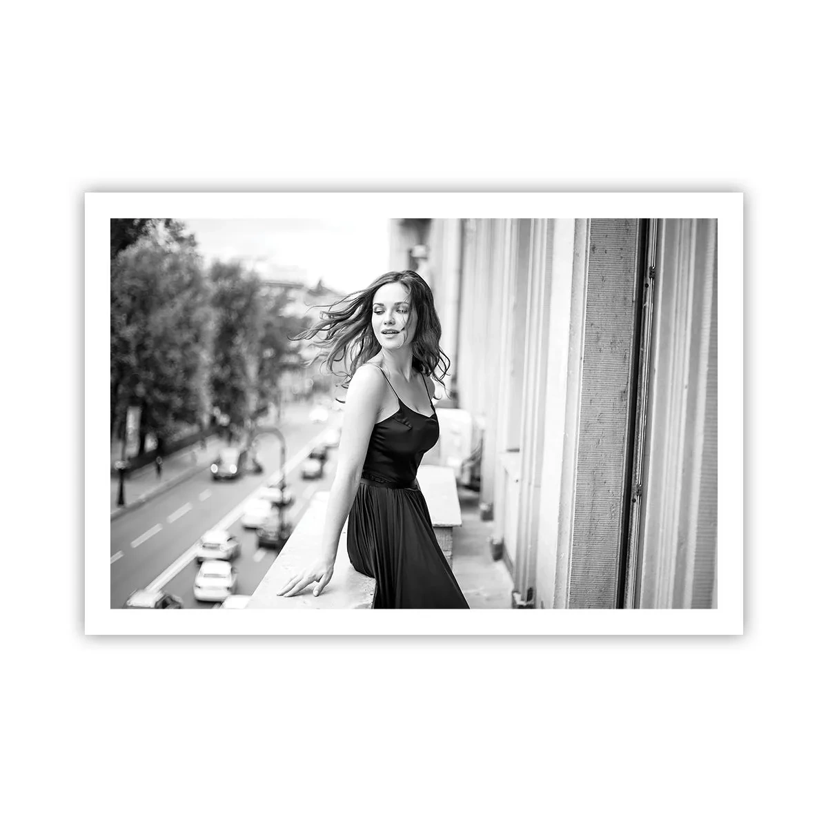 Affisch - Säkert en Parisbo - 91x61 cm