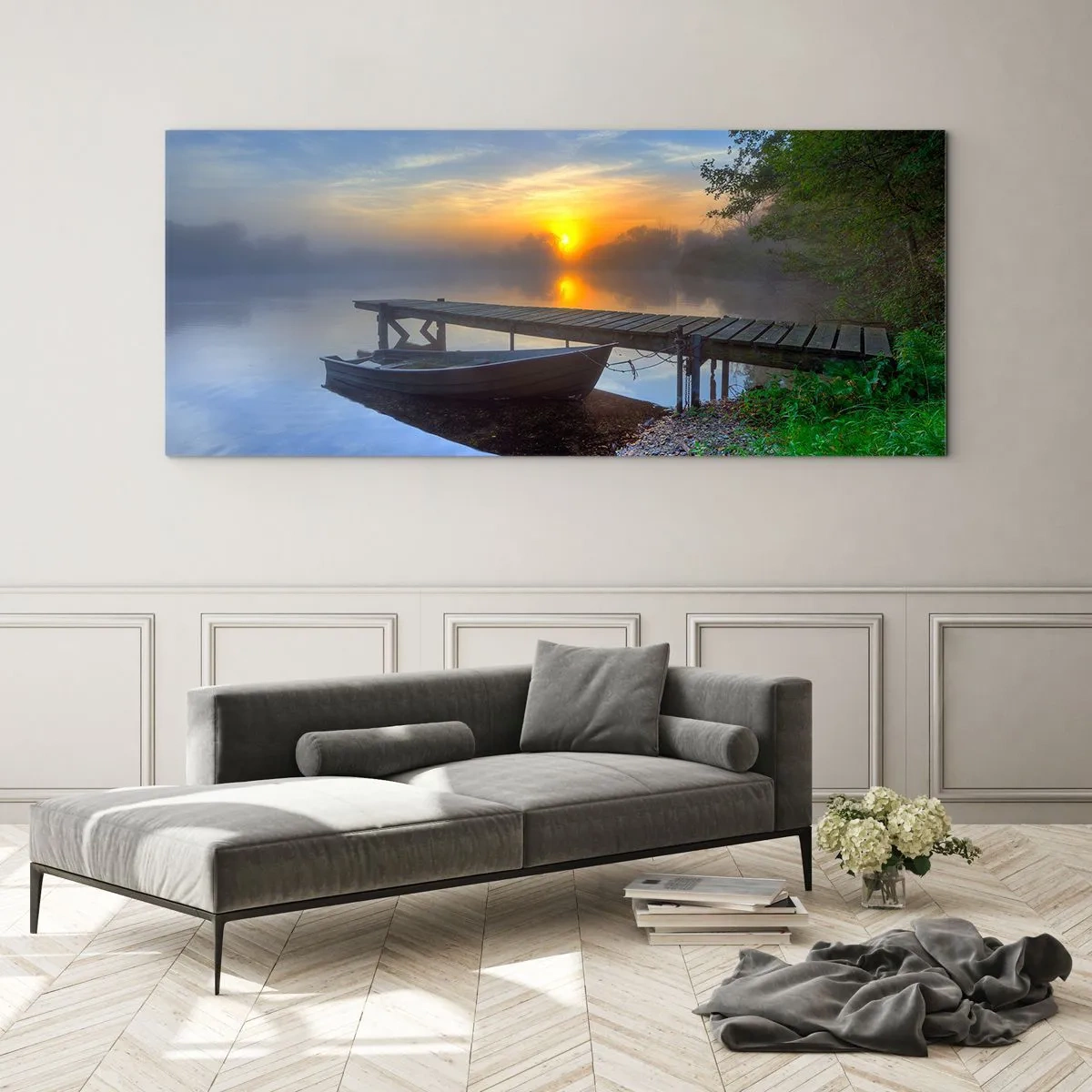 Glastavla - Bild på glas - Det vanliga förvandlas till det magiska - 120x50 cm