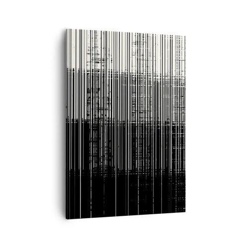 Canvastavla - Bild på duk - Vågor och vibrationer - 50x70 cm