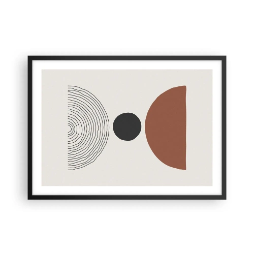 Affisch i svart ram - I fokus - 70x50 cm